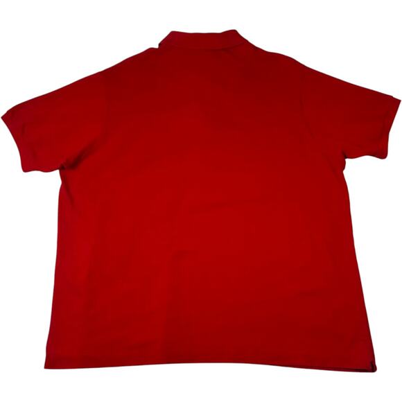 Lacoste Red Polo Shirt Men's Size XL EU 9 Preppy Old Money Designed in France - Picture 2 of 10
